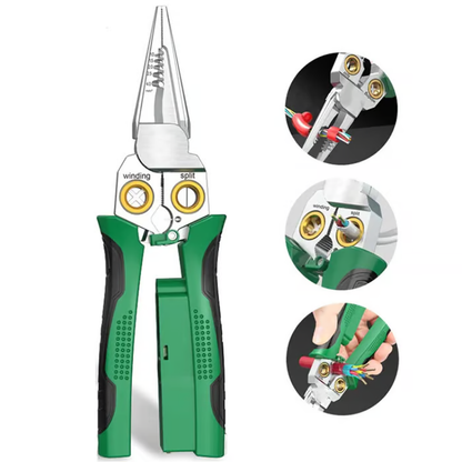 9-in-1 Wire Strippers with Electrical Tester