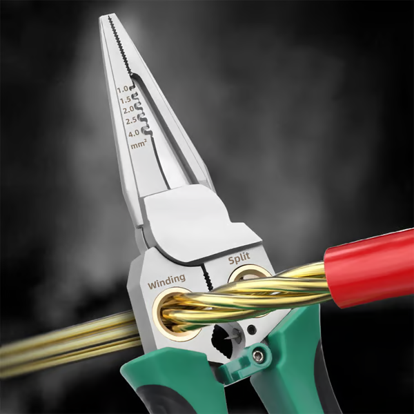 9-in-1 Wire Strippers with Electrical Tester
